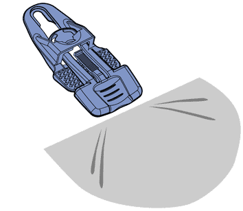 Occhielli di fissaggio per teloni per il fissaggio di tessuti e materiali tessili | MIDI nero