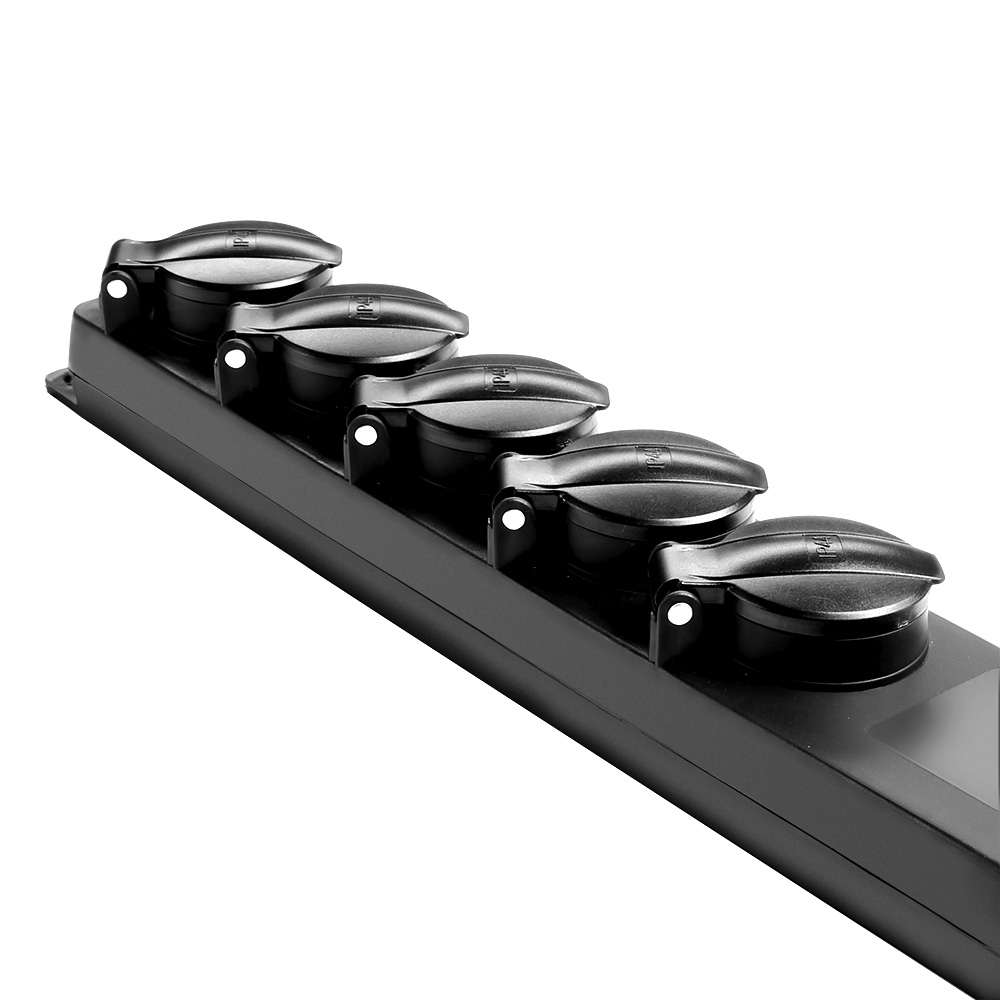 Ciabatta a 5 prese classe di protezione IP44