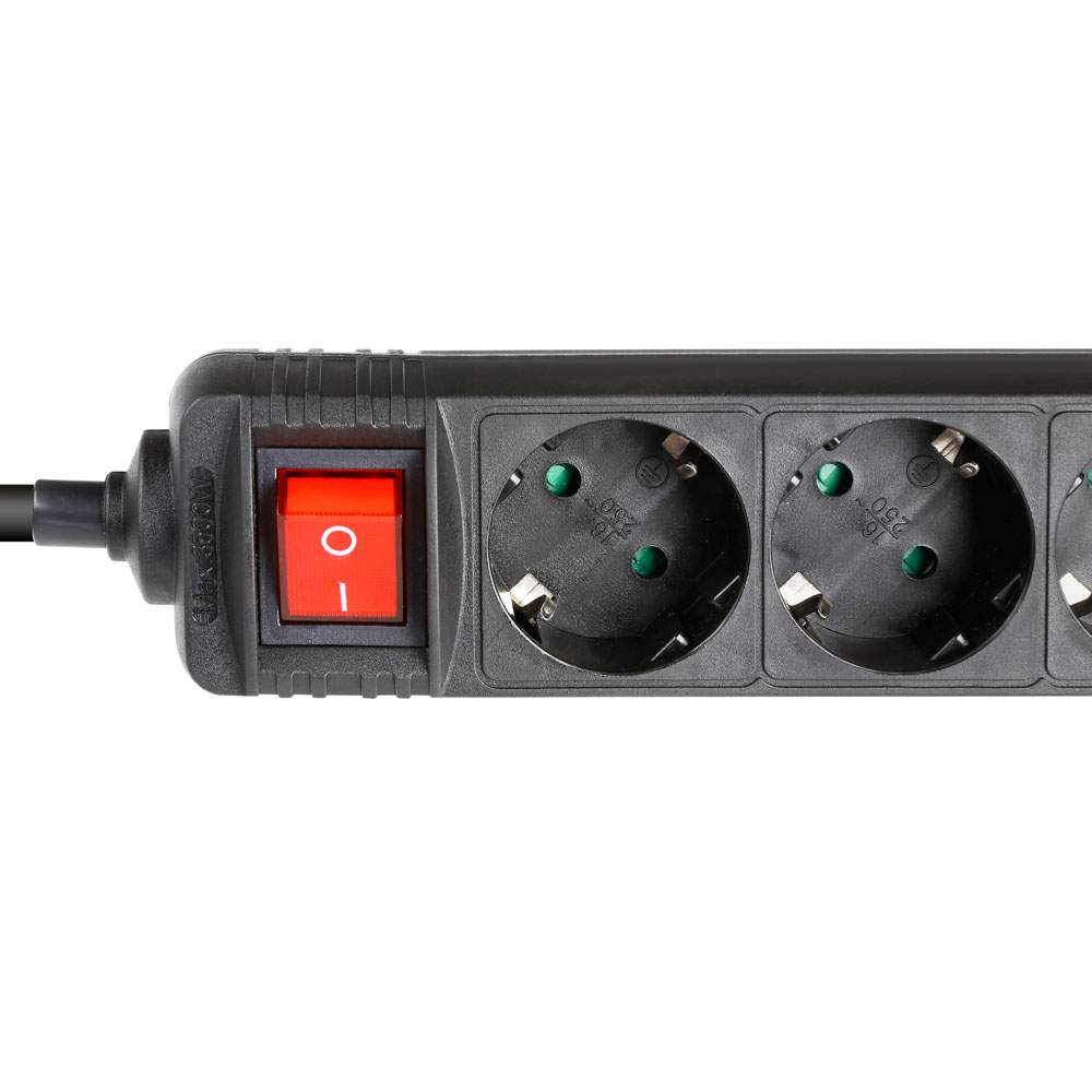 Ciabatta a 3 prese con interruttore