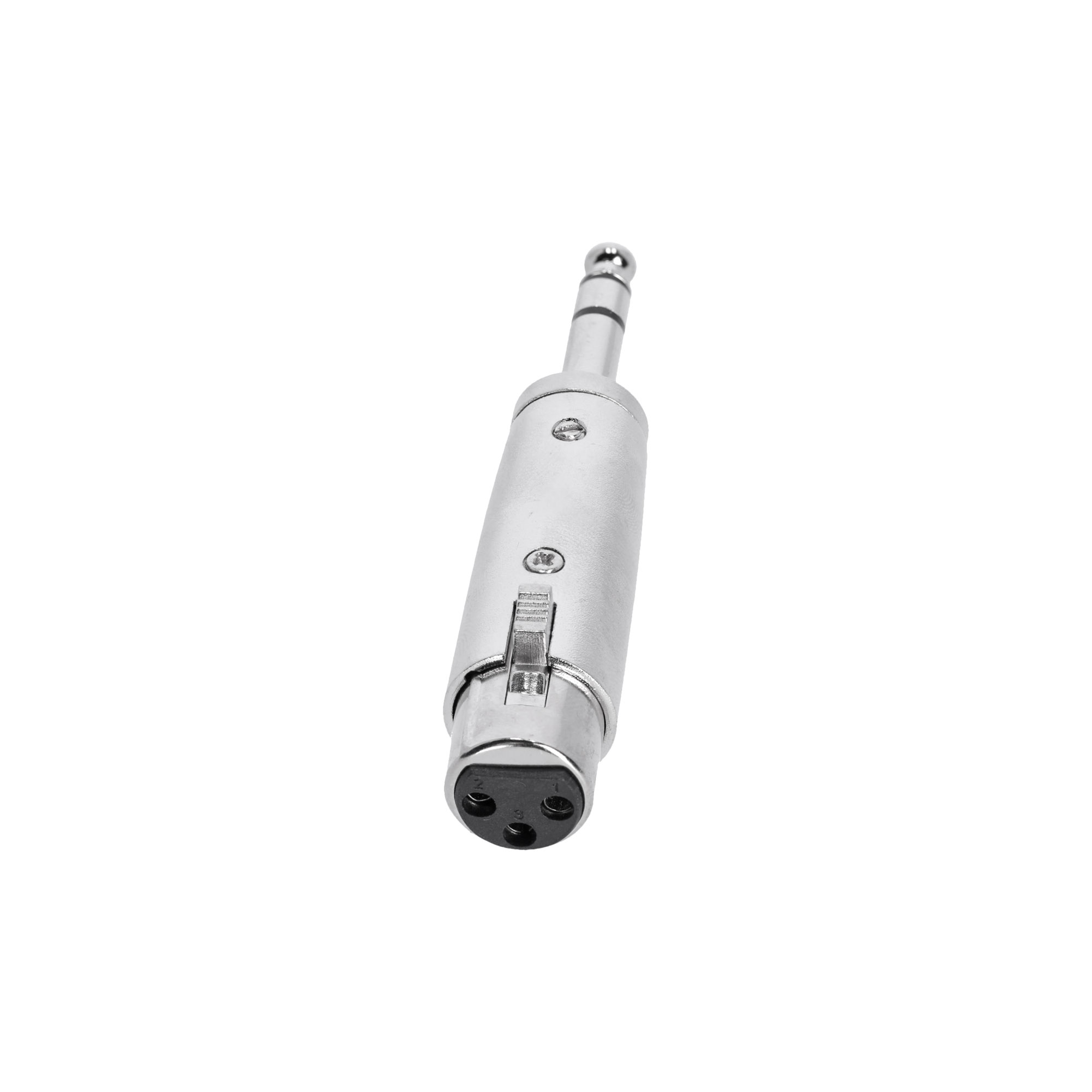 Adattatore XLR femmina a 6,3 mm jack stereo maschio