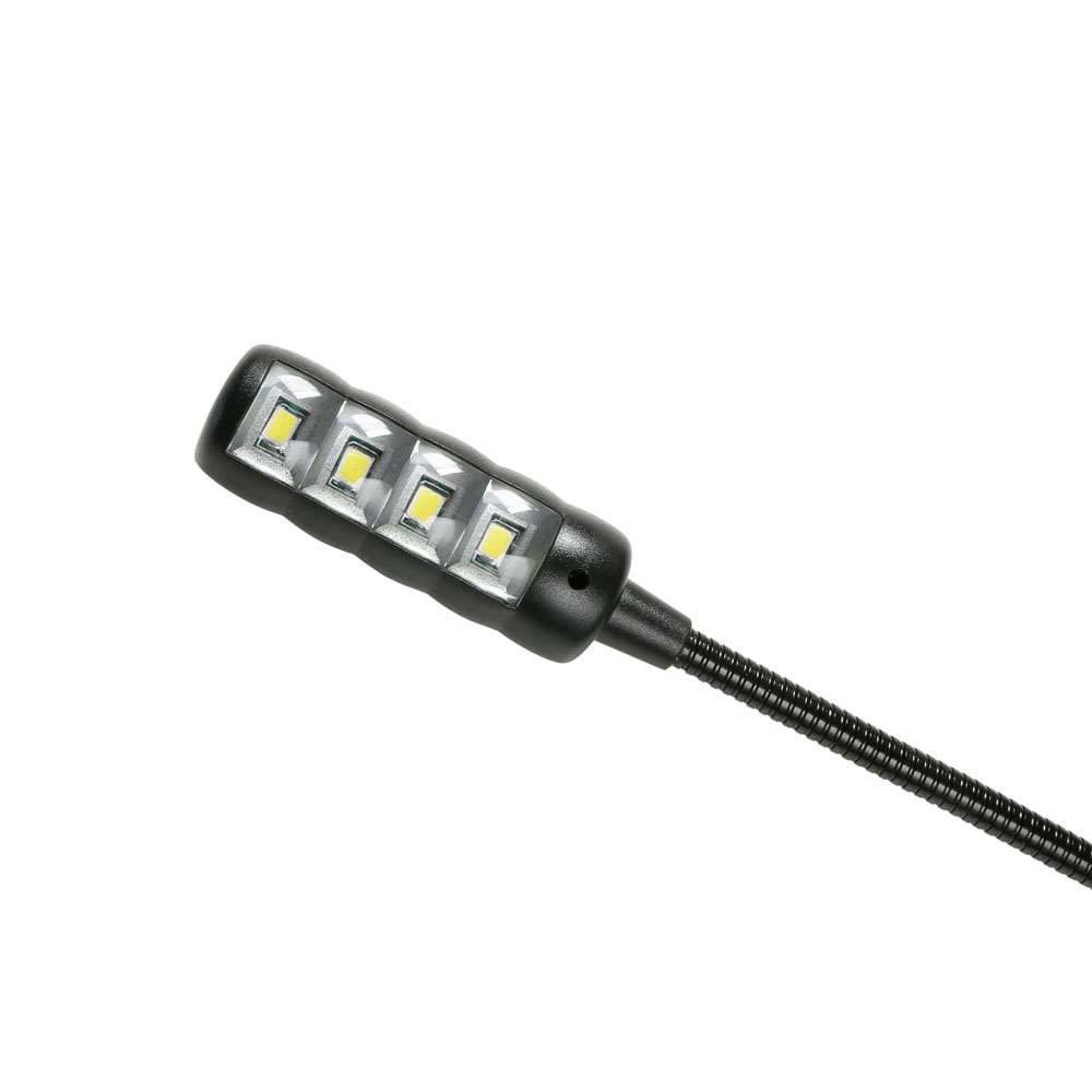 Lampada a collo di cigno BNC con 4 COB LED