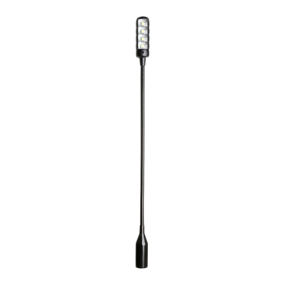 Lampada a collo di cigno XLR a 4 poli con 4 COB LED