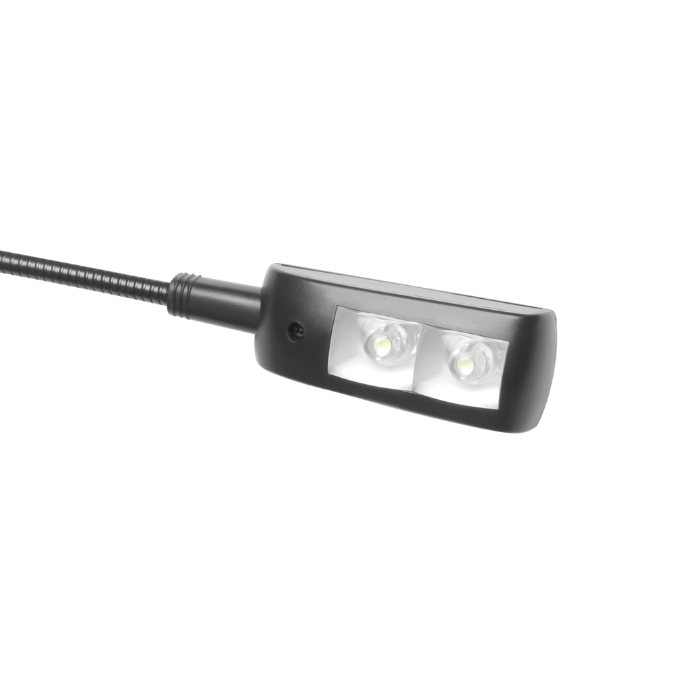 Lampada a collo di cigno USB con 2 LED