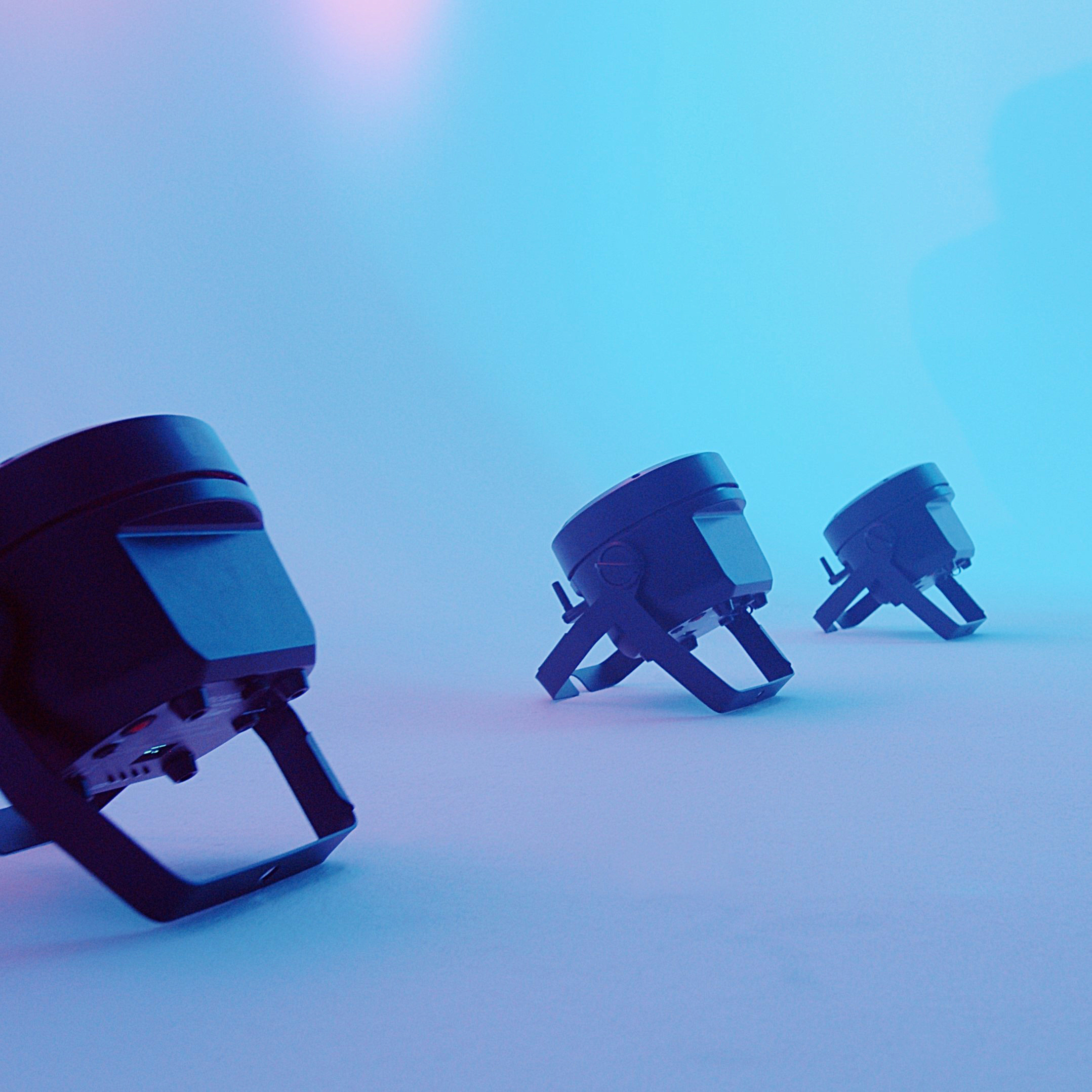 Proiettore PAR a batteria a 5 LED RGBW 4 W