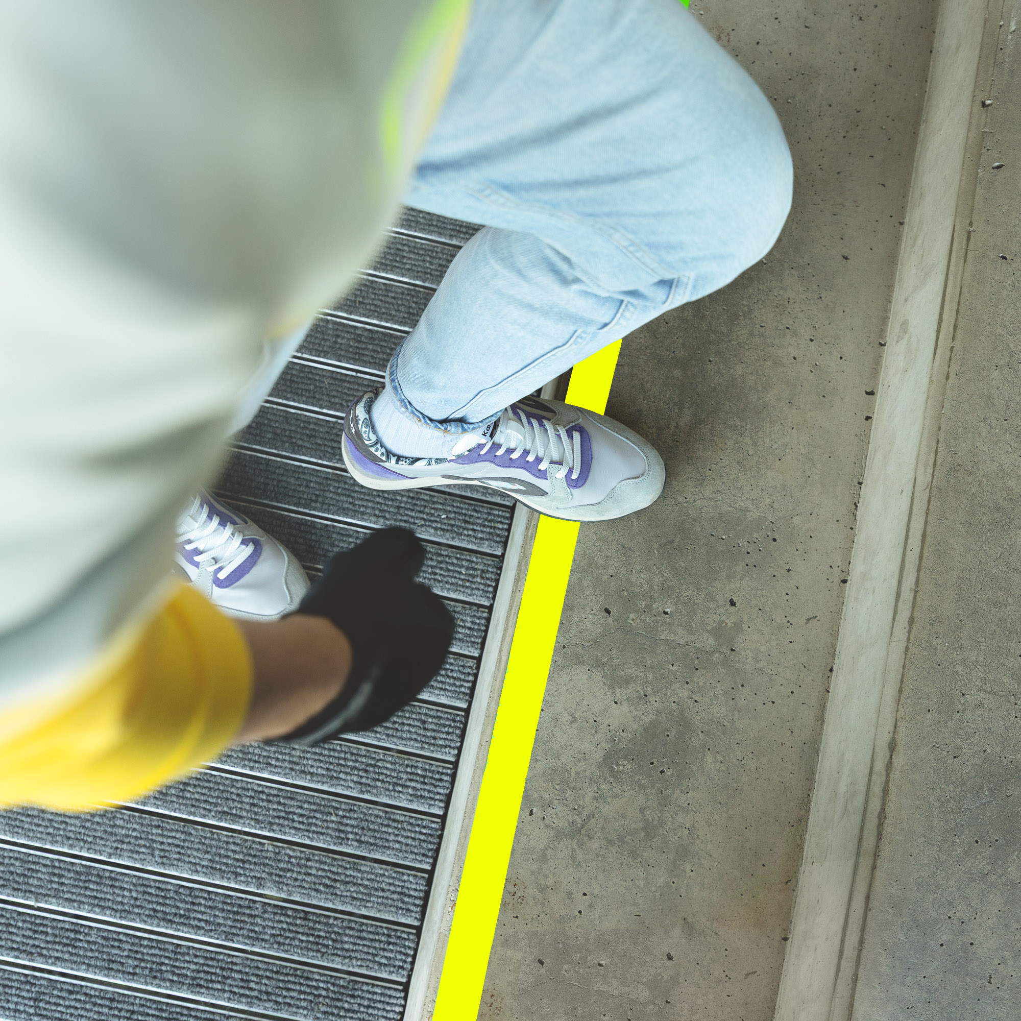 Nastro adesivo in tessuto | giallo neon | 19 mm x 25 m