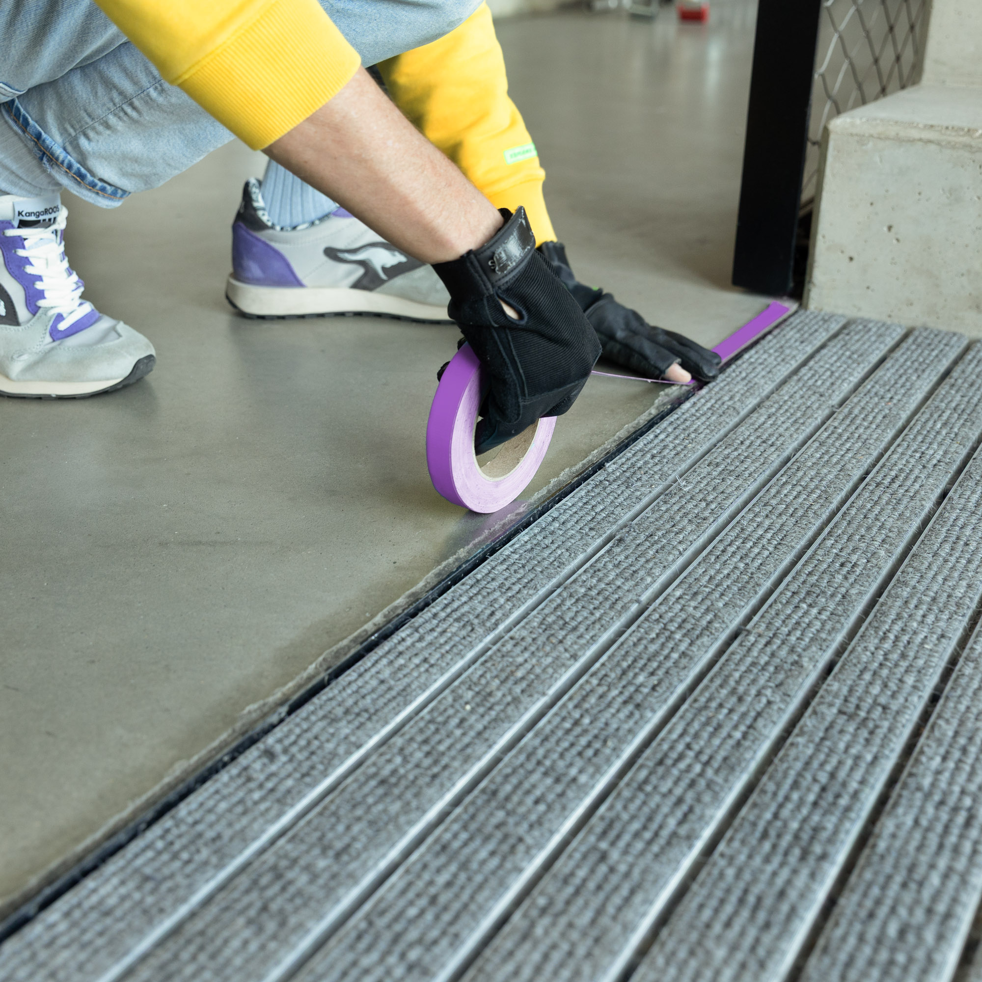 Nastro adesivo in tessuto | viola | 19 mm x 25 m