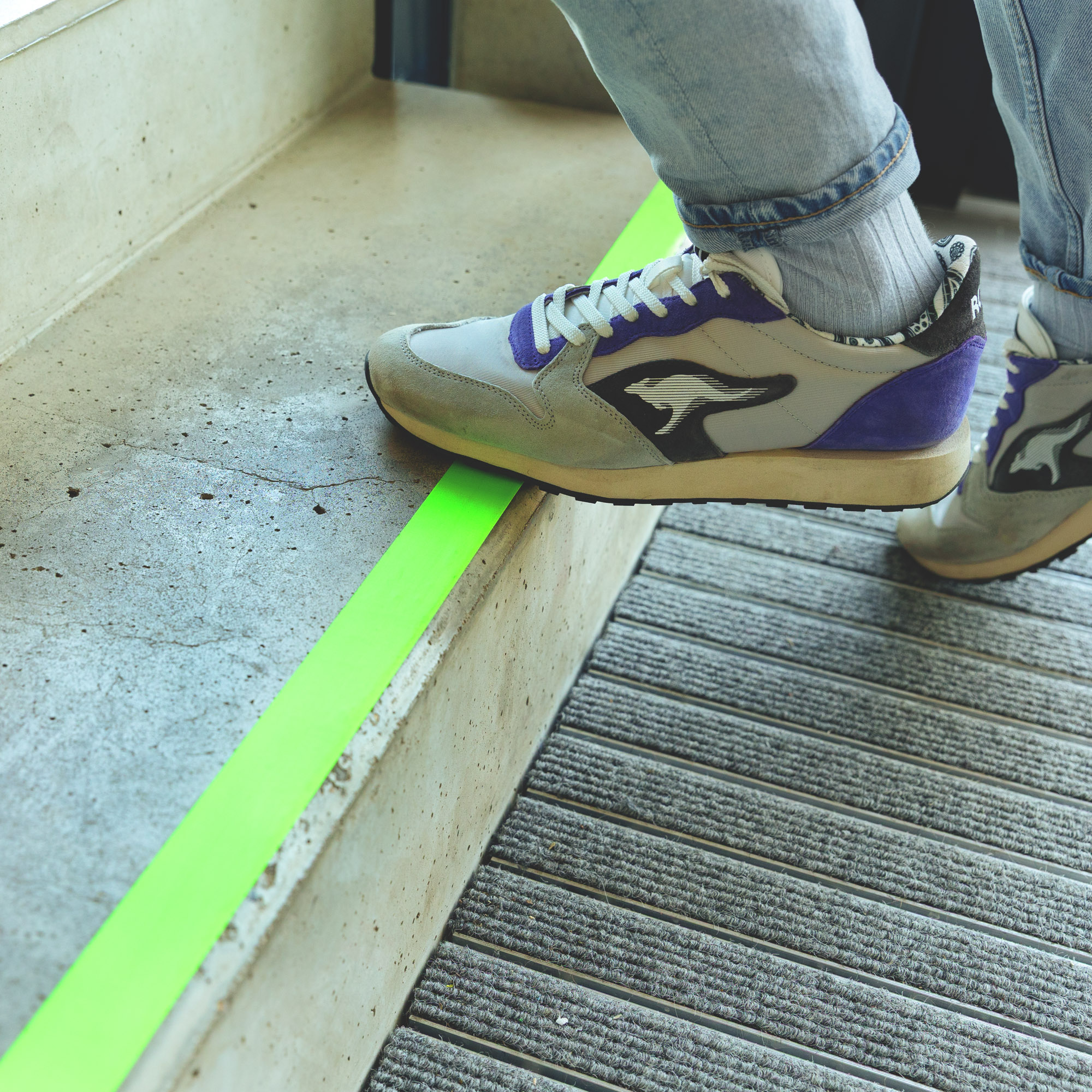 Nastro adesivo in tessuto | verde neon | 38 mm x 25 m