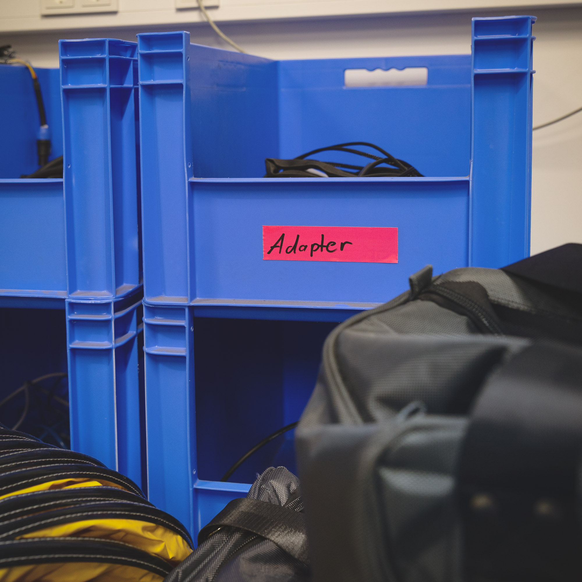 Nastro adesivo in tessuto | arancione neon | 38 mm x 25 m