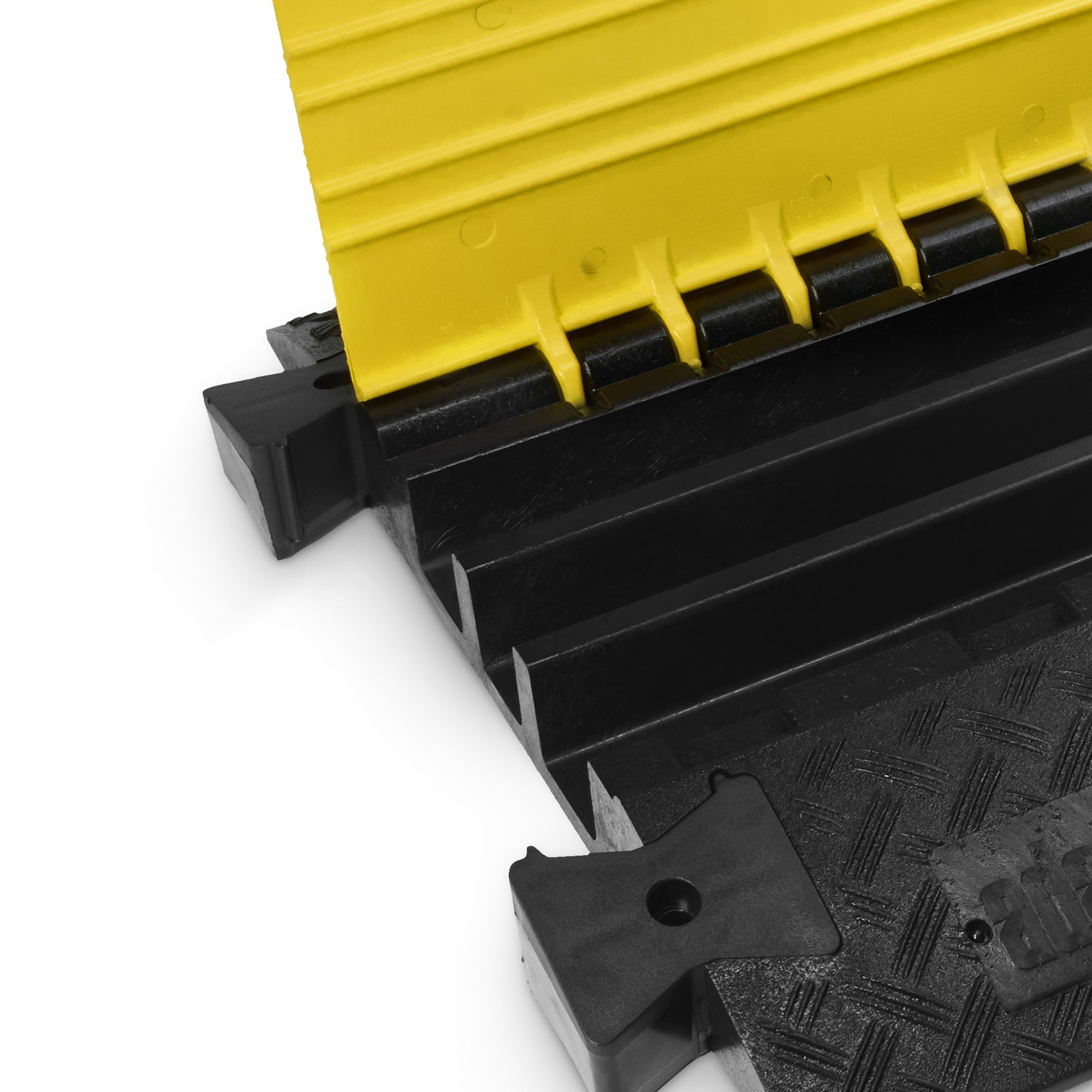 Protezioni per cavi a 3 canali | per impieghi gravosi | altezza 7,5 cm