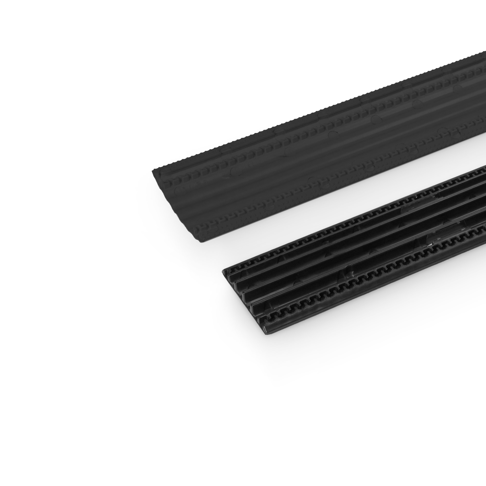 Canalina 4 canali | nero | ufficio | altezza 2cm