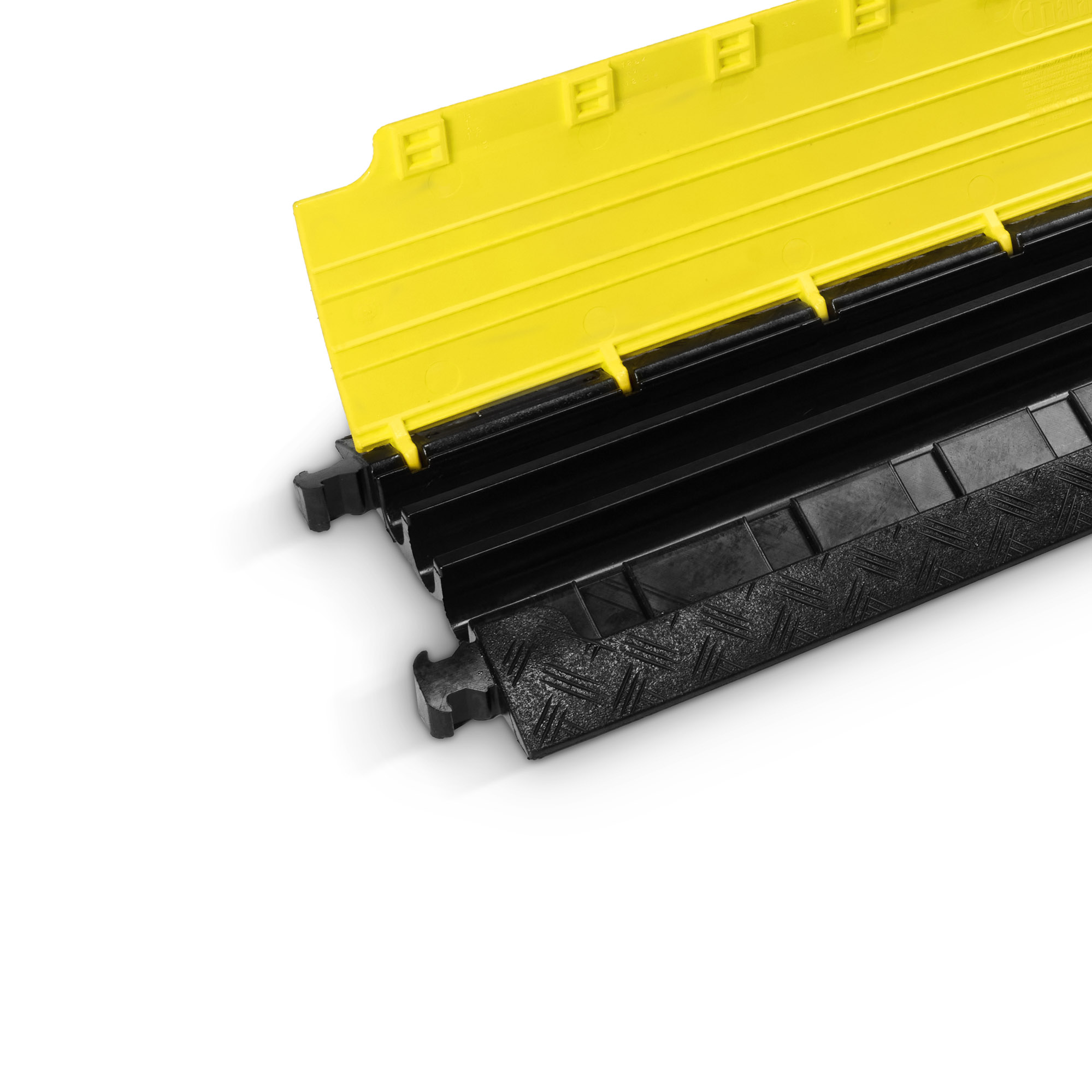 Protezione per cavi a 3 canali | mediamente resistente | altezza 5 cm