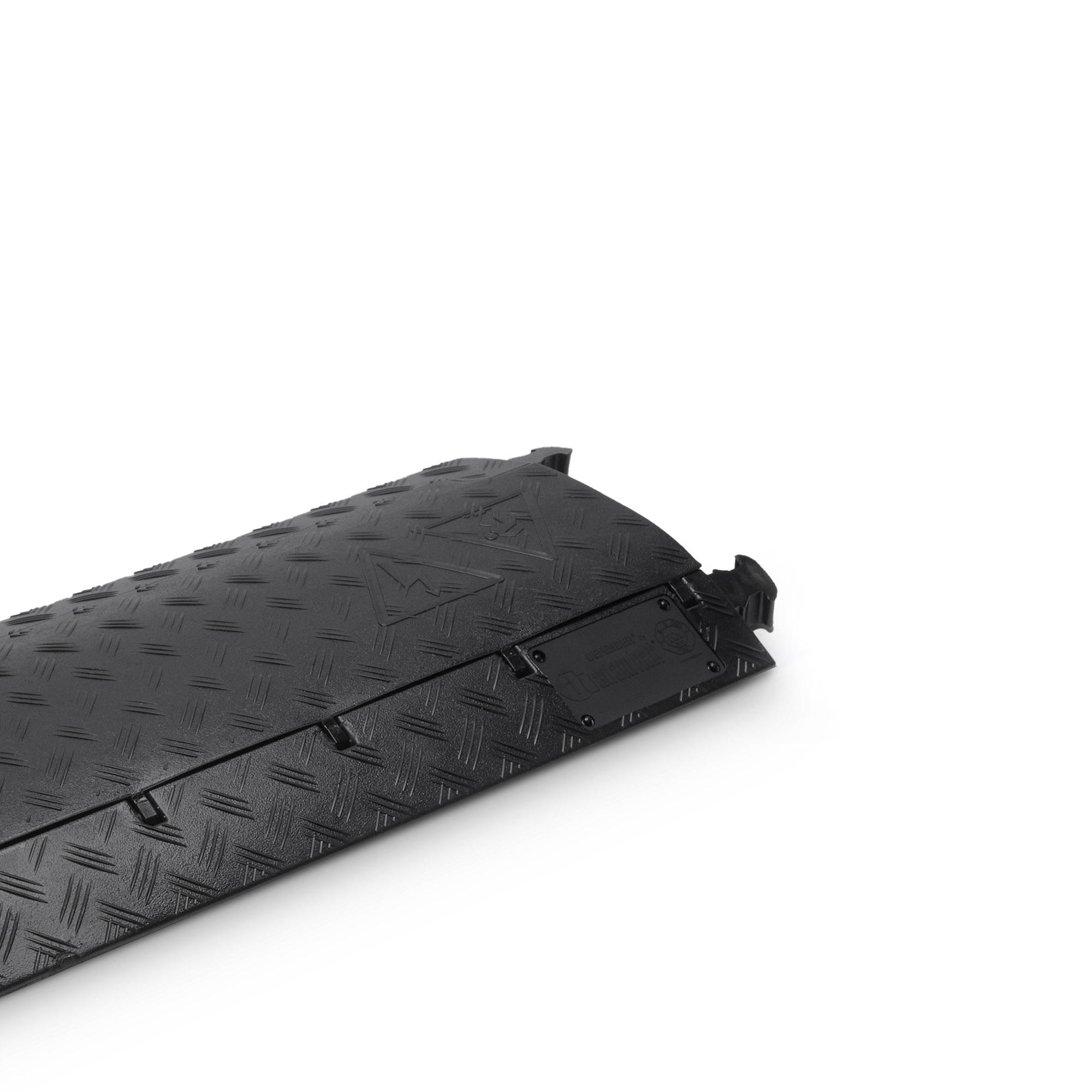 Protezioni per cavi a 3 canali | nero | per impieghi medi | altezza 5cm