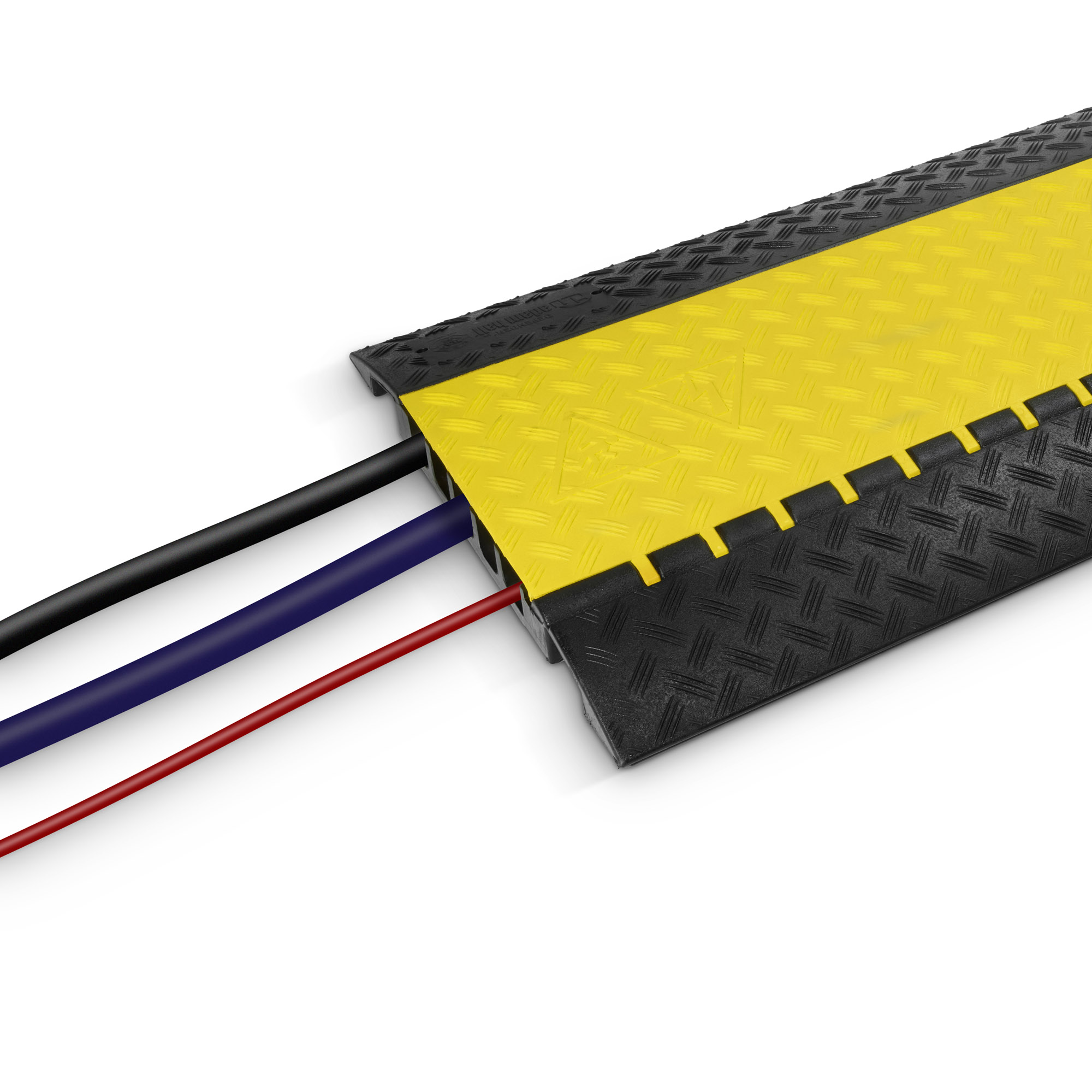 Protezioni per cavi a 5 canali | per impieghi gravosi | altezza 5,5 cm