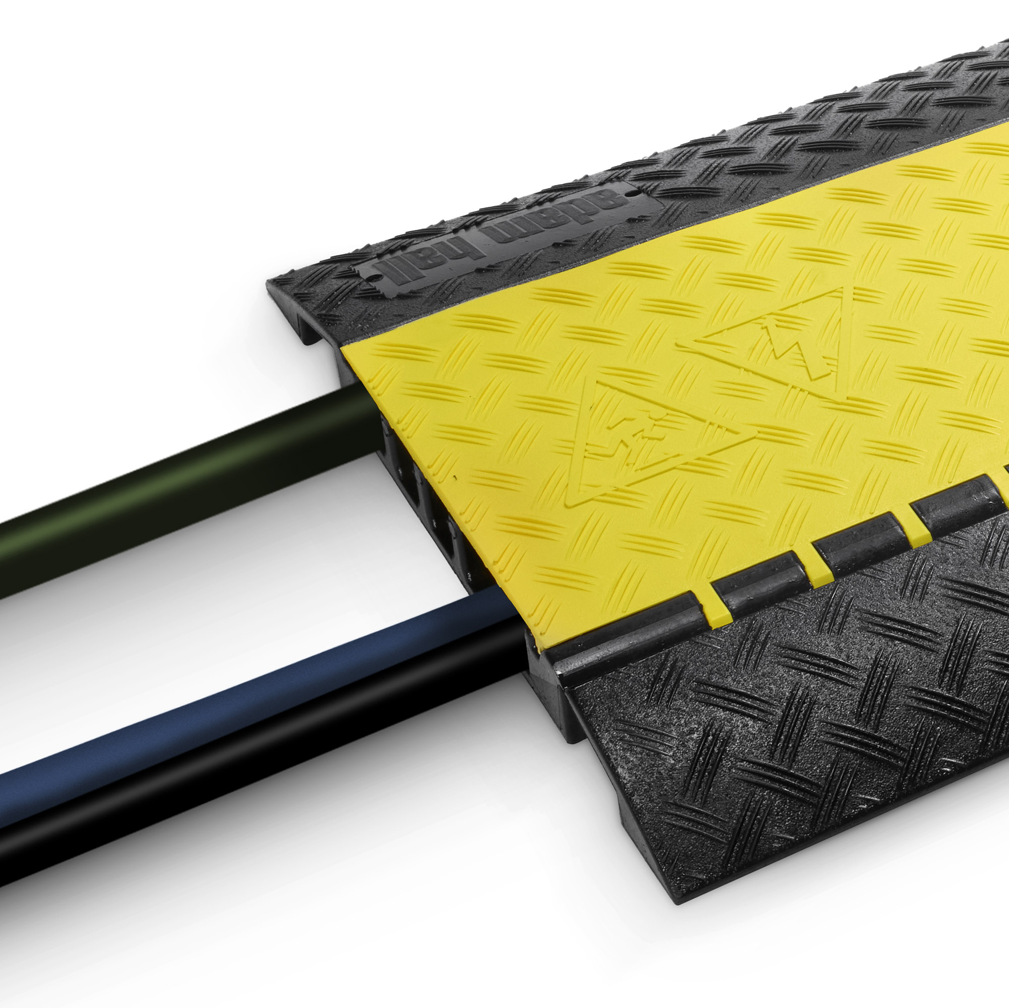 Protezione per cavi a 4 canali | per impieghi gravosi | altezza 5,5 cm