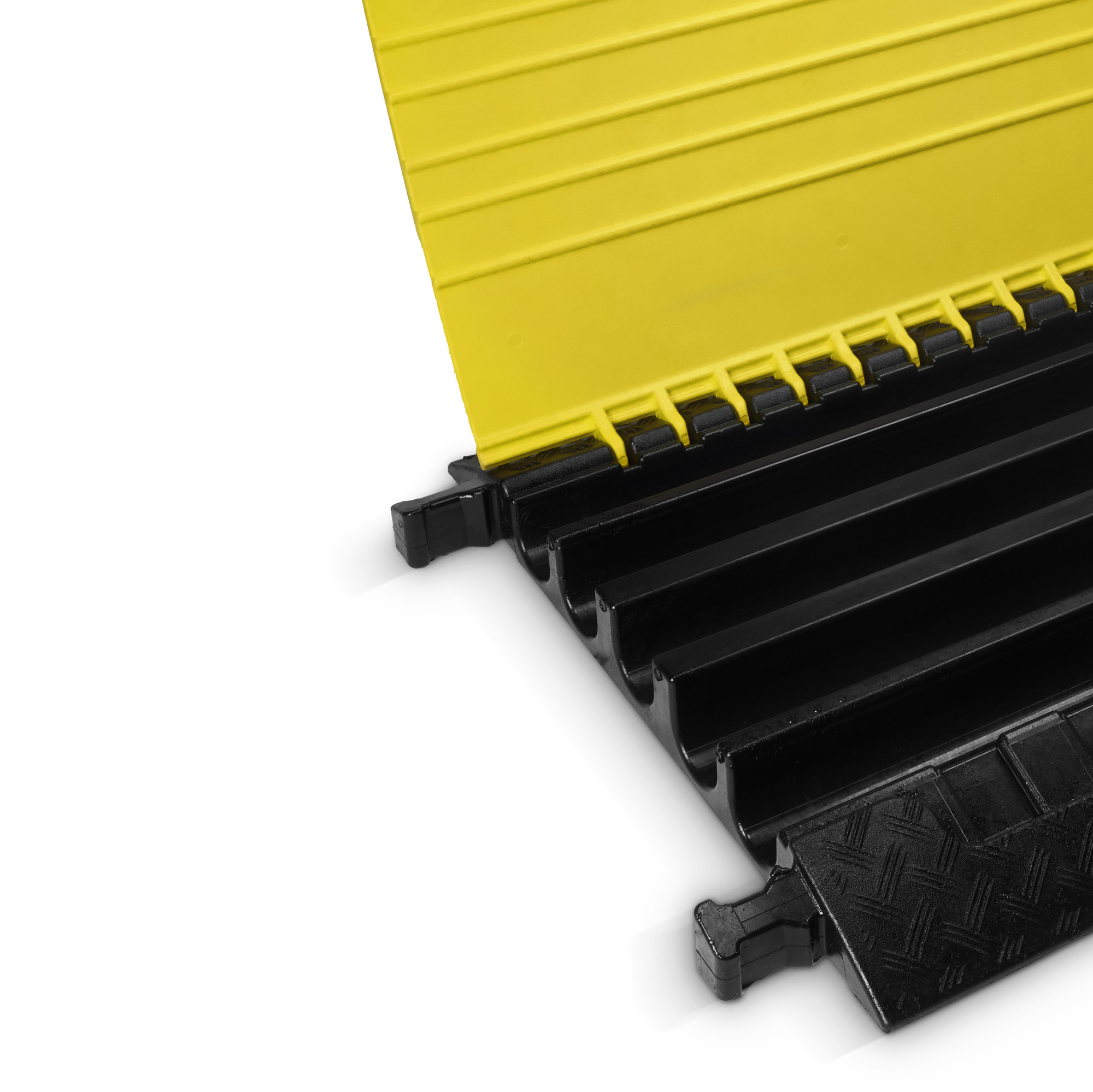 Protezioni per cavi a 5 canali | per impieghi gravosi | altezza 8,7 cm