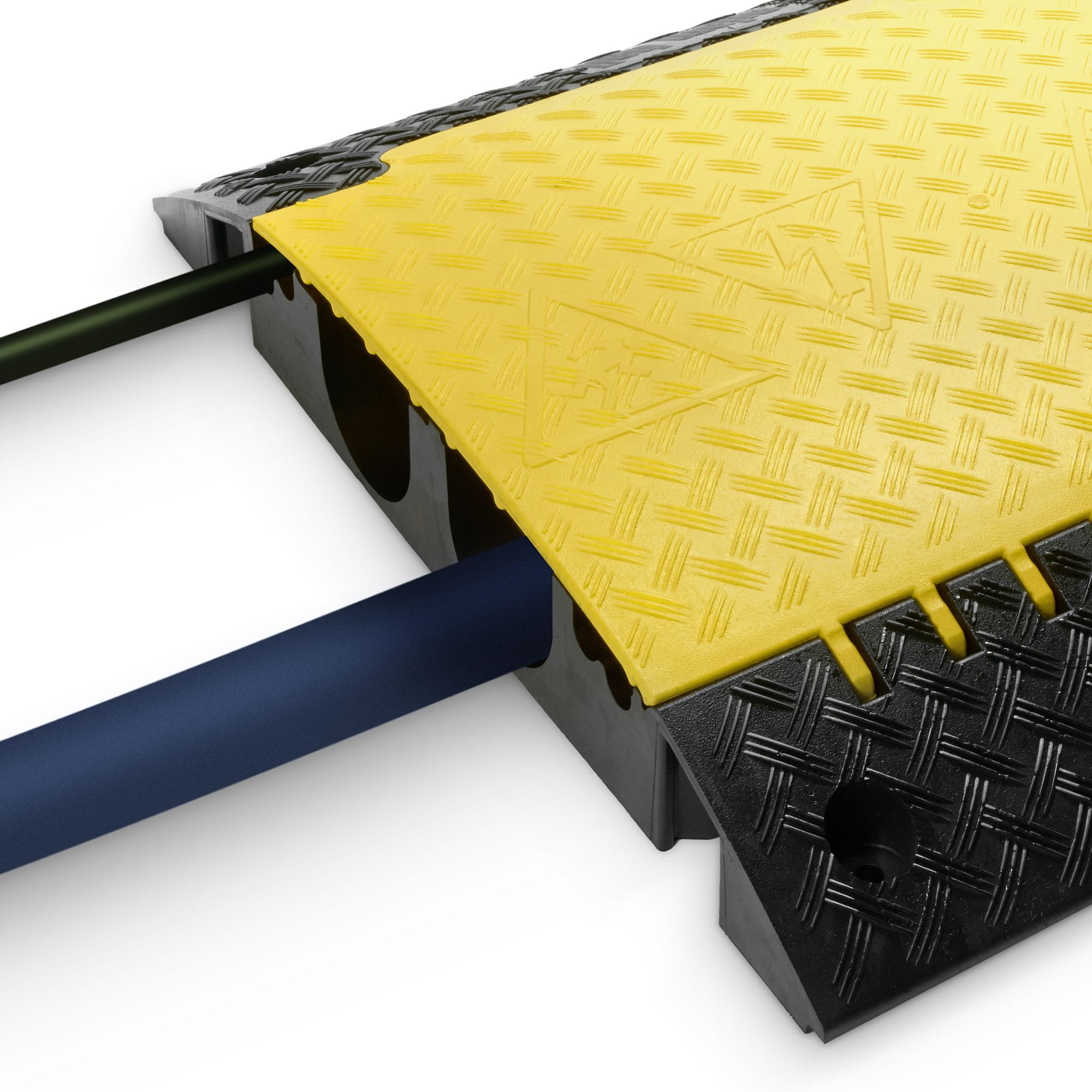 Protezioni per cavi a 6 canali | per impieghi gravosi | altezza 13,9 cm