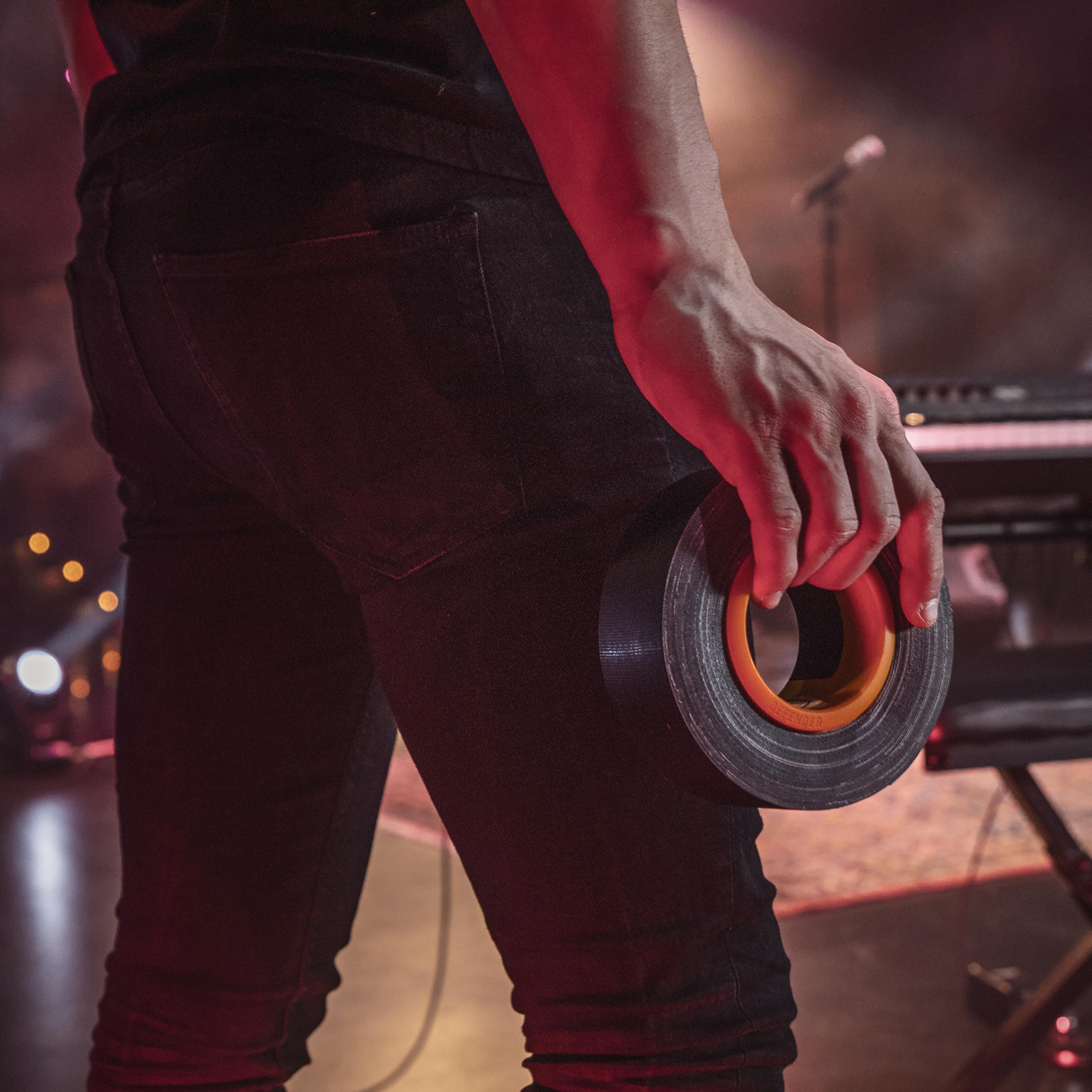 Nastro adesivo in tessuto Premium BULK | nero | opaco | 50 mm x 50 m