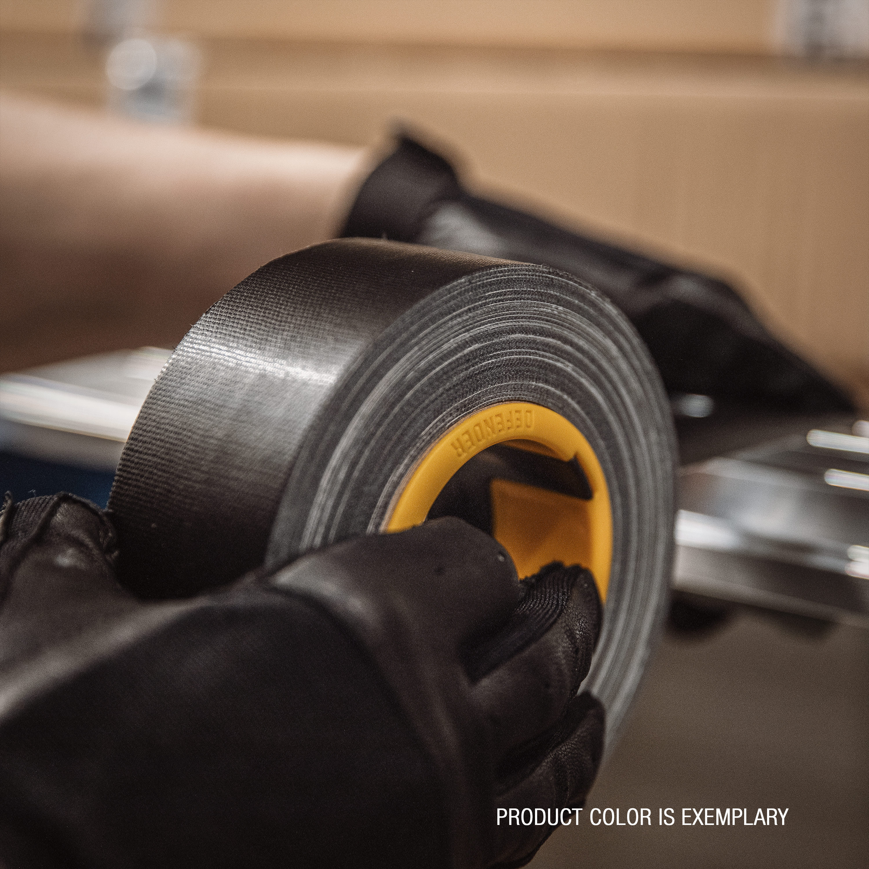 Nastro adesivo in tessuto Premium BULK | argento | lucido | 50 mm x 50 m