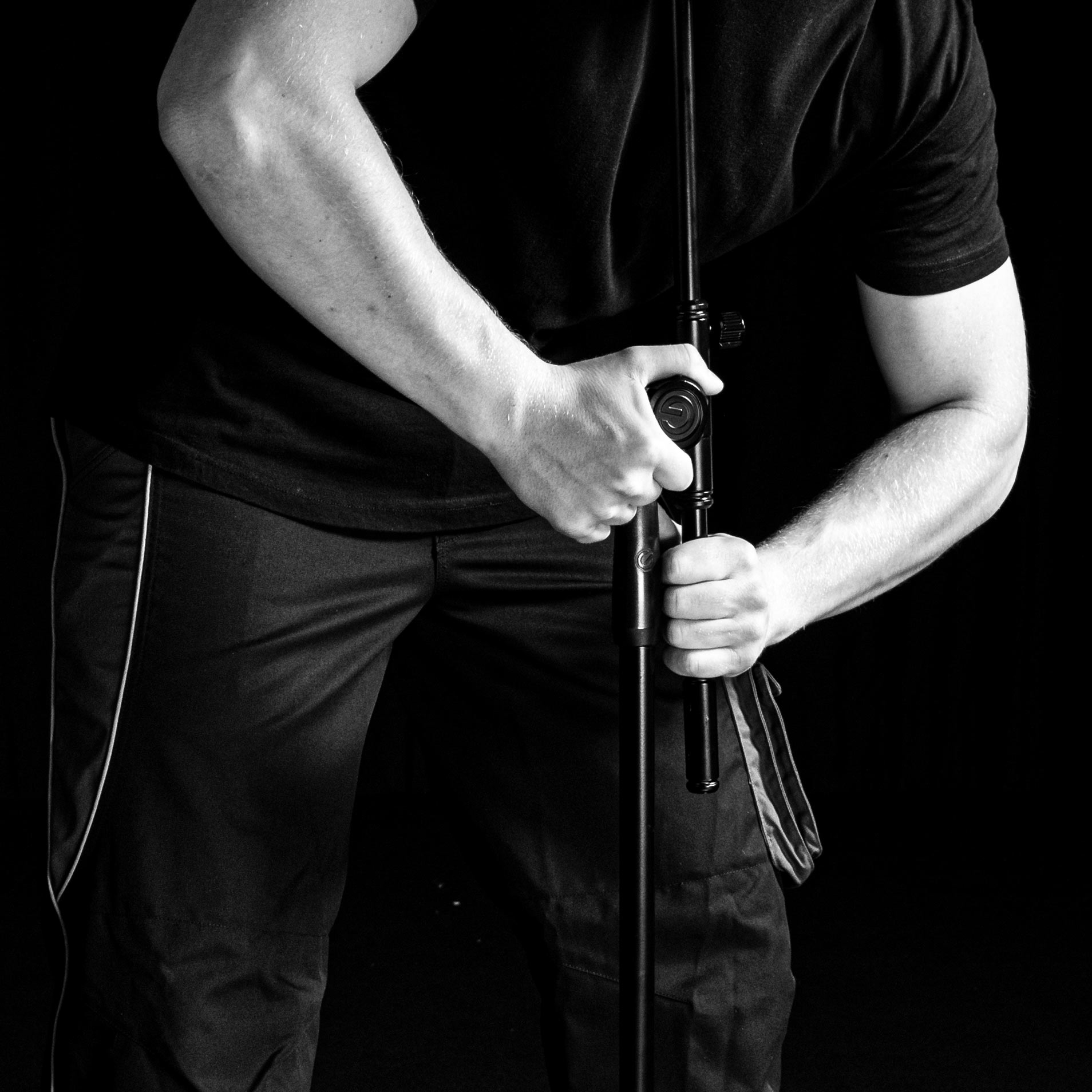 Stativo per microfono serie Touring con portamicrofono standard