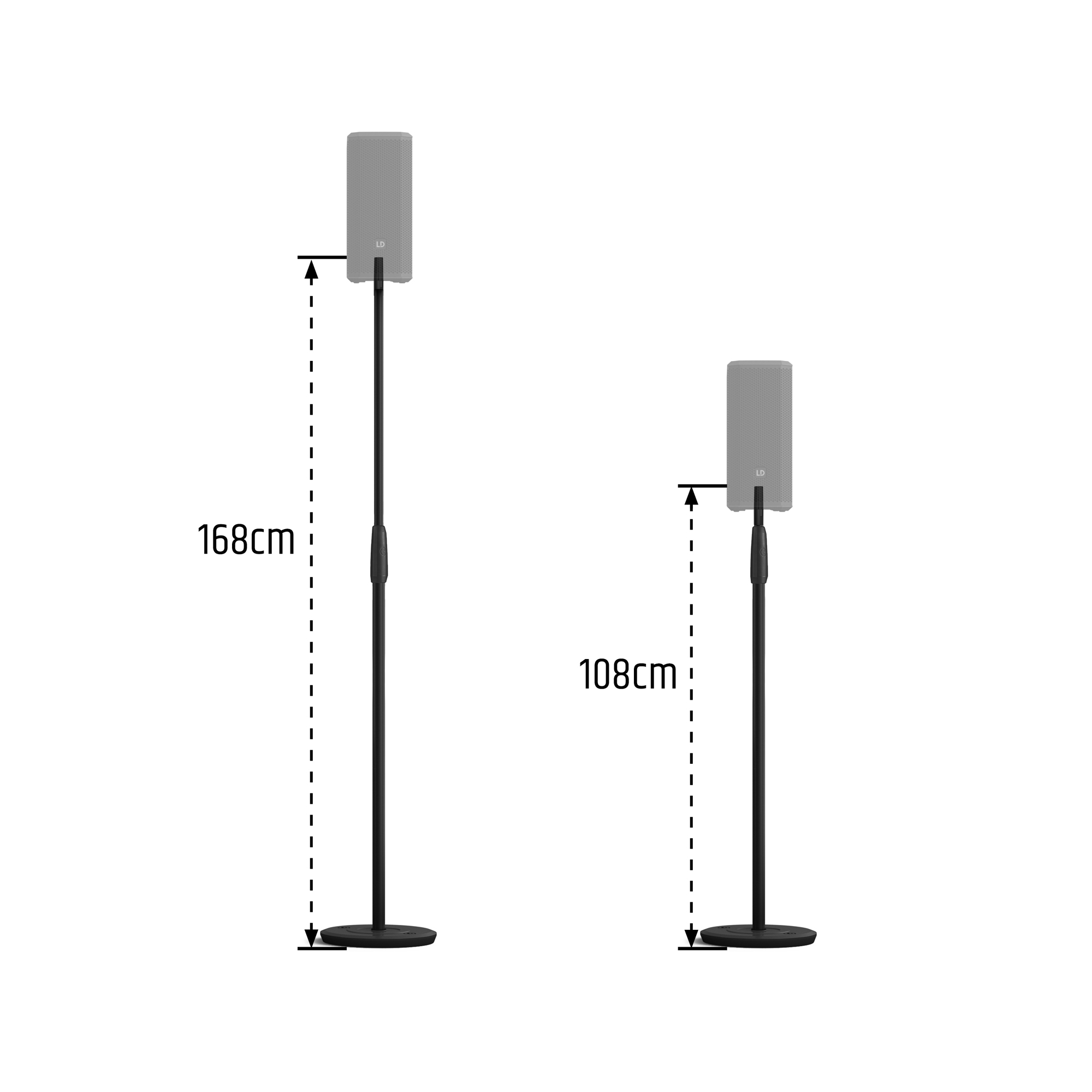 Supporto per altoparlanti con base tonda per DAVE 10 G4X