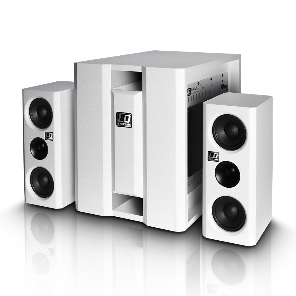 LD Systems DAVE 8 XS W - Compact active PA system white