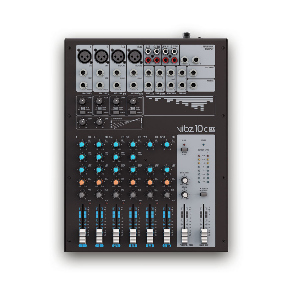 Mixer a 10 canali con compressore