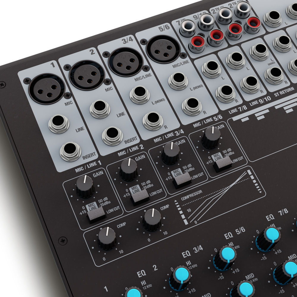 Mixer a 10 canali con compressore