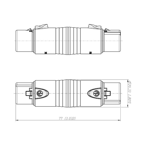 Adattatore XLR femmina a XLR femmina