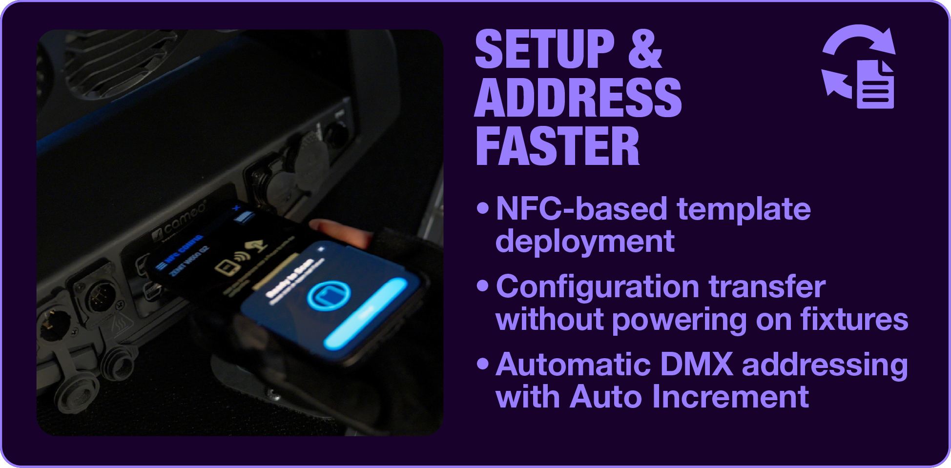 Setup & Address Faster